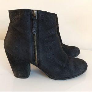 BP. Leather ankle booties